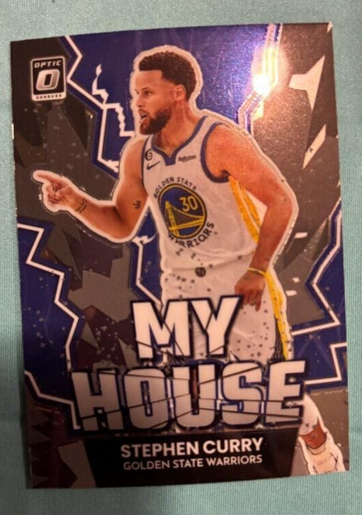 2022-23 Panini Donruss Optic My House  Stephen Curry #10 Warriors HOT INSERT