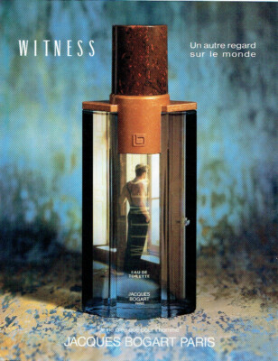 Werbung Advertising 1020 1992 Eau Toilette Herren Jacques Bogart Witness