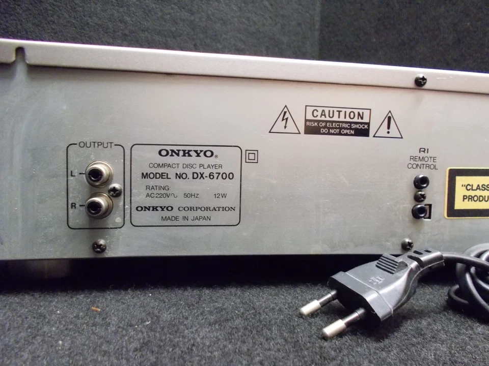 Onkyo DX-6700, CD Player, Silver Defective #IK-584 - Image 3 of 3
