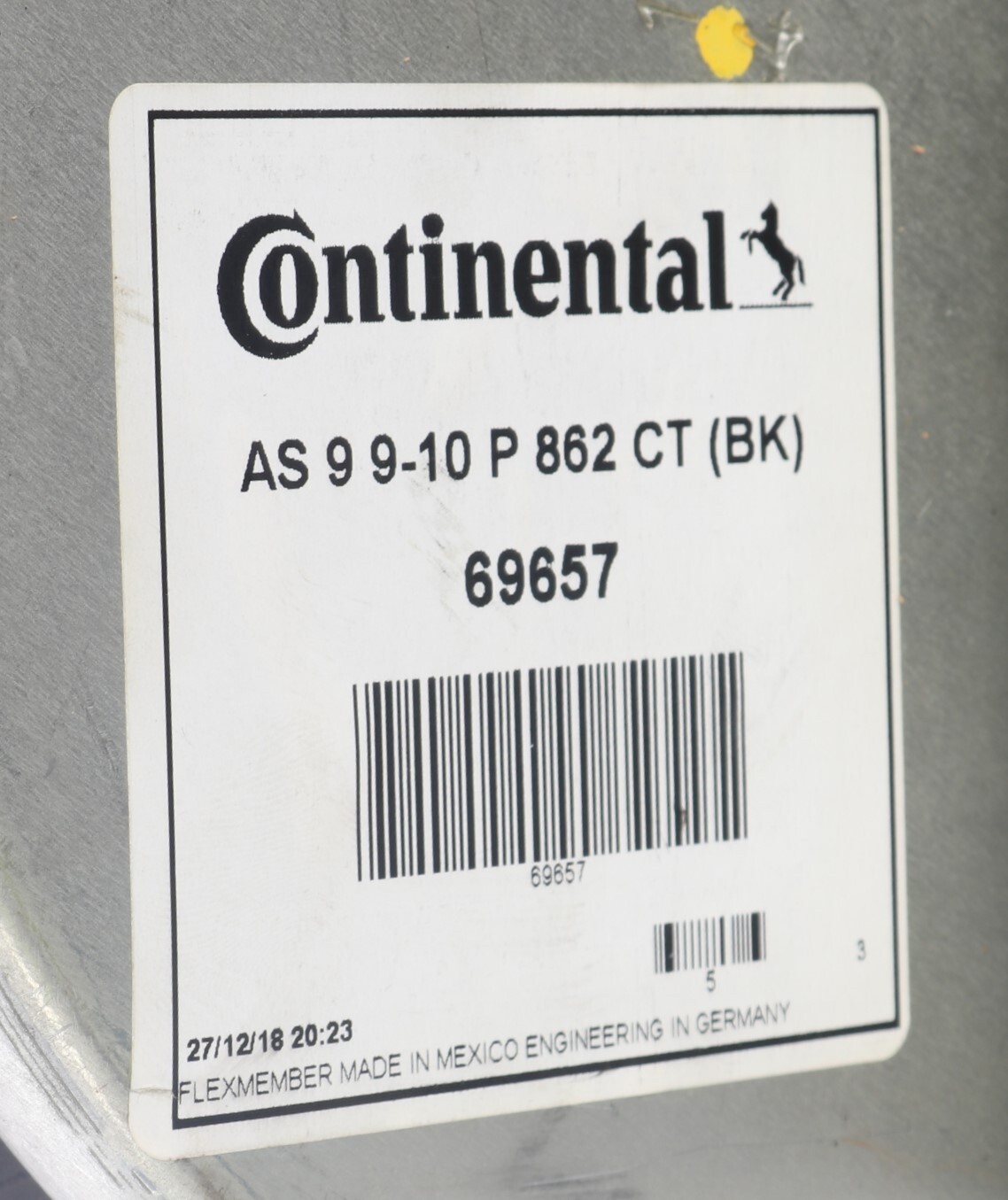 New 69657 Continental Air Spring 9 9-10 P 862 | eBay