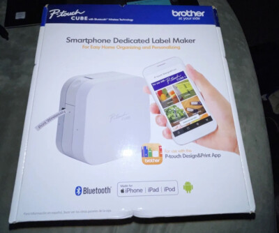 Brother P-Touch Cube Smartphone Label Maker Bluetooth Wireless PT ...