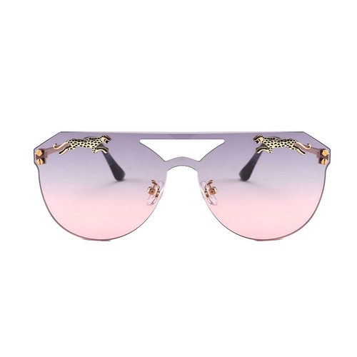 Kopajos Sasha Davidov Aviator Sunglasses Leopard Silver  display picture 1