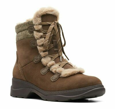 Suede Snow Boots Clarks Women's Waterproof Ankle Boots Clarks
