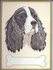 Hand Painted Wooden Dog Plaques-32 Breeds-Place for Name