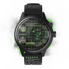 The ElectricianZ CRYPTO Acciaio Quarzo Nylon Elettrico Silicone Orologio Uomo