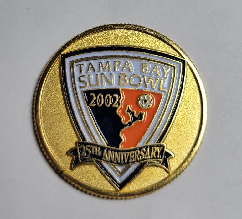 Tampa Bay Sun Bowl XXV 2002 (25 aniversario) - moneda de coleccionista Foto 2 de 3