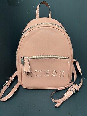 Guess Pink Backpack Pink Medium Size New NWOT