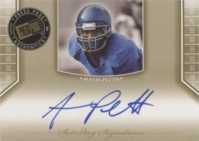 2011 Press Pass Legends - Saturday Signatures Austin Pettis #SS-AP (AU ...