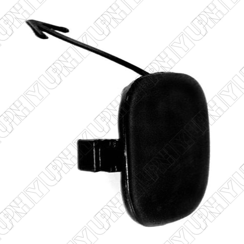 Front Bumper Tow Hook Eye Cover Cap For 2004-2007 Toyota Highlander - Black, 52127-48030