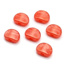 6Pcs Red Semicircle Guitar Tuning Pegs Buttons Plastic Machine Heads Buttons