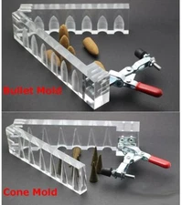 Pressure Rod Type Mold Incense Bullet Ground Cones Acrylic Mould Mold DIY Tool