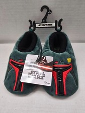 Star Wars Slippers Mandalorian Children's Size Large 9-10 by SG Companies