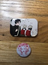 Lychee Light Club Usamaru Furuya Exhibition Can Badge Junji Ito Horror Manga BL