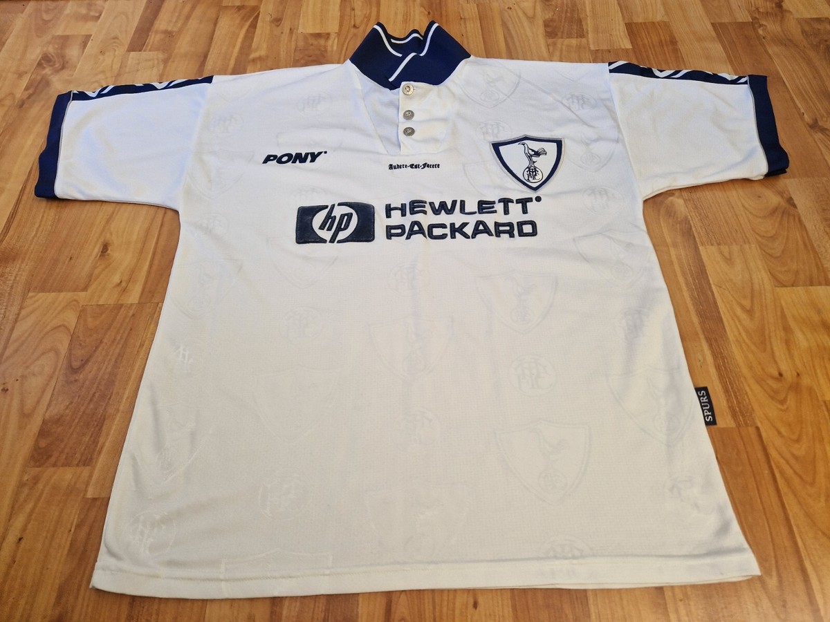 VINTAGE TOTTENHAM HOTSPUR 1995-1997 L LARGE MENS HOME FOOTBALL