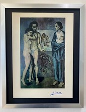 PABLO PICASSO+ ORIGINAL 1954 + SIGNED + HAND TIPPED COLORPLATE ONLY 1 LEFT