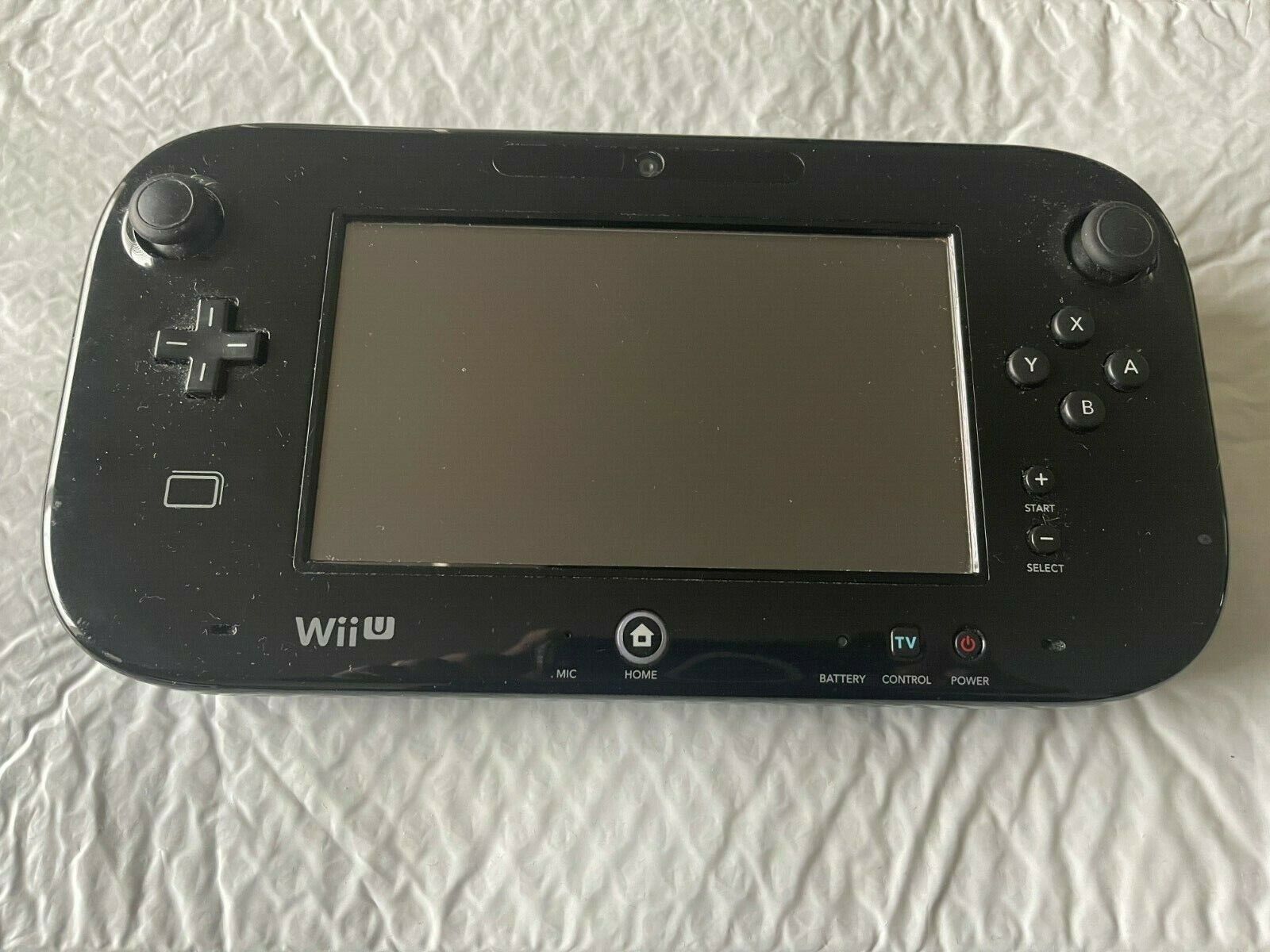 Black Nintendo Wii U Gamepad - GAMEPAD ONLY