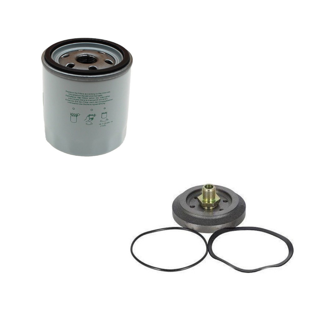 Engine Oil Filter Conversion Kit w/Filter Fits Ford/New Holland