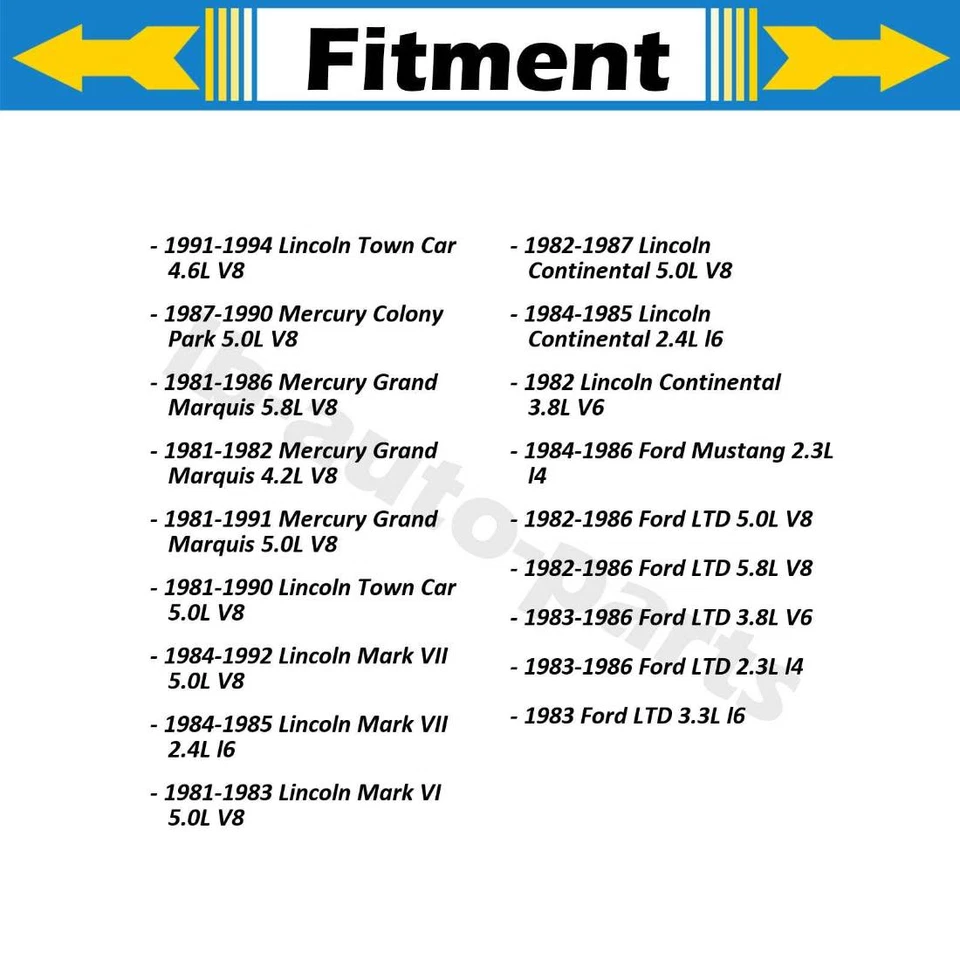 2X Pinzas de freno delanteras para Ford Crown Victoria 1992 1993 1994 Foto 2 de 4