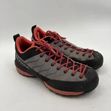 Scarpa Mescalito Planet Approach Climbing Shoes Women's 8.5 Gray Orange