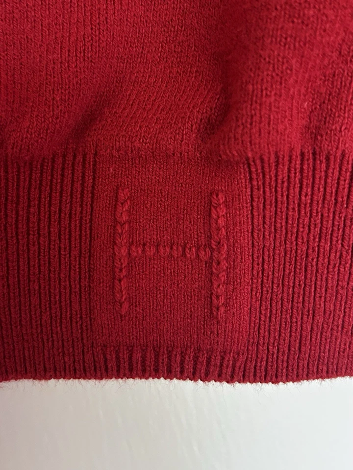 Suéter Hillflint Alabama Marea Carmesí Para Mujer Grande De Colección Inspirado Marfil Rojo Foto 4 de 4