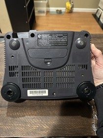 Black Nintendo 64 N64 System W/Hookups & 1 Green Controller Tested/Works