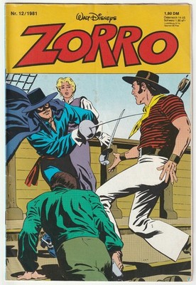  ZORRO #12/1981, Ehapa Verlag COMICHEFT Z2