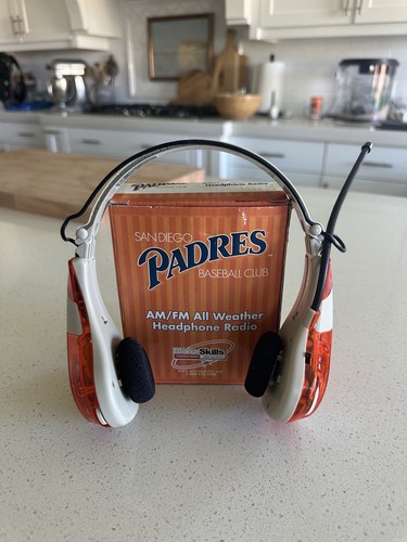Vintage San Diego Padres AM/FM All Weather Headphone Radio With ...