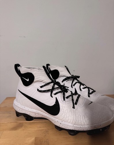 Big & Tall Nike Alpha Huarache nxt mcs weiß schwarz Herren Baseball Stollen neu mit Etikett Gr. 15 - Bild 2 von 9