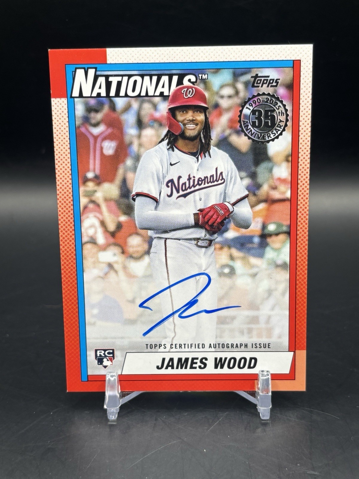 James Wood 2025 Topps Autographs Gold