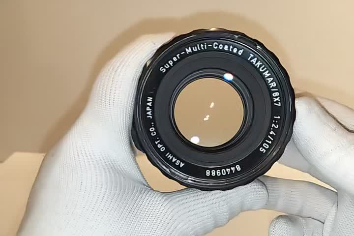MINT w/ Grip in Case] Pentax 6x7 67 TTL Mirror Up T 105mm f2.4