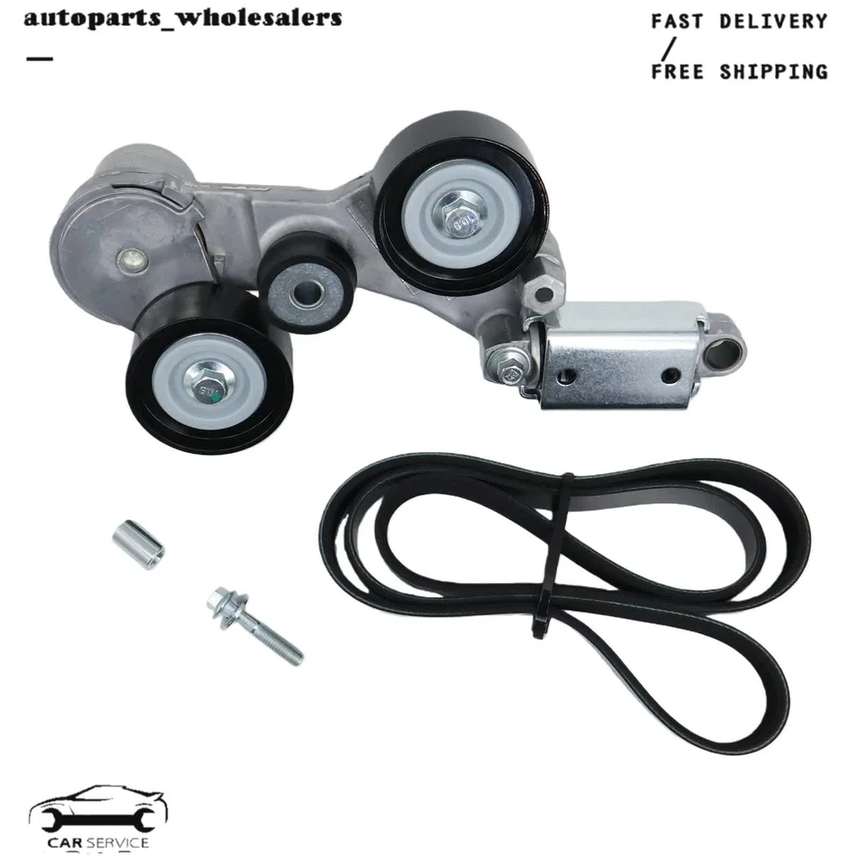 For 2012-2016 Buick LaCrosse Regal 2.4L 2x Serpentine Belt & Tensioner Assembly - Image 3 of 4