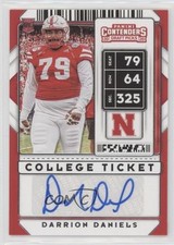 2020 Panini Contenders Draft Picks College Ticket Darrion Daniels #305 Auto zi1