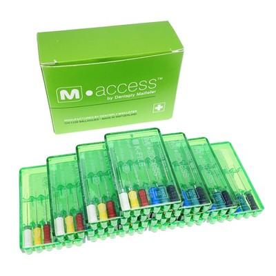 6Pcs M-Access K-File Endodontic Root Canal Files Stainless Steel Hand Use 25mm