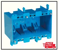 3-Gang 55 Cu. In. PVC Old Work Electrical Switch and Outlet Box