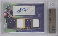 2011 Topps Prime Level VI Relic /515 Christian Ponder BGS 9.5 GEM MINT Auto 3b8