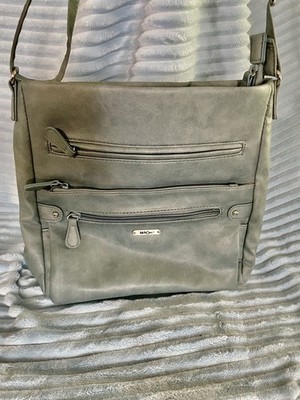 MultiSac Blue Crossbody Purse with Multiple Pockets