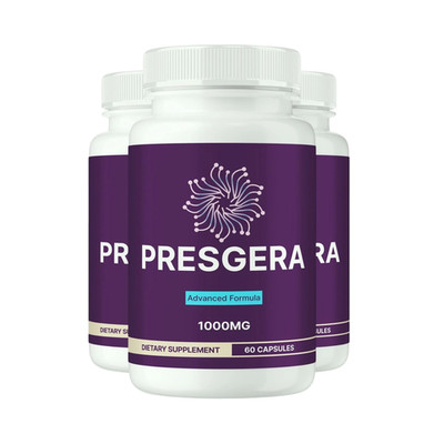 3-Pack Presgera Capsules - Presgera Healthy Nerve Support Pills - 180 Capsules