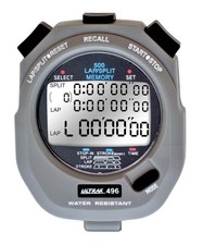 Ultrak 496 500-Lap Stopwatch, Dual-Split Memory Sports Timer with LCD Display...