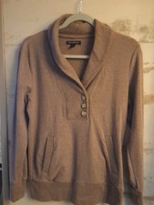 Banana Republic Women Brown Long Sleeve Sweatshirt Size Small