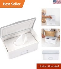 Baby Wipes Dispenser, Baby Wipes Case, Baby Wipes Holder With Weighted Plate,...