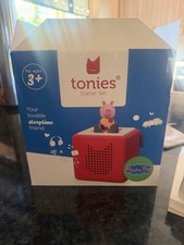 Image of Tonies Starter Set Tonie Box Audio System with Figure for Kids Toniebox Red