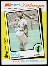 1982 Topps Kmart 20th Anniversary AL & NL MVP's #24 Pete Rose