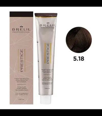 Brelil Professional Prestige Cream Hair Dye Light Brown with Camellia Oil 3.38