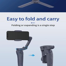 3-Axis Mini Smartphone Gimbal Tripod Face Tracking Fill Light Vlogging