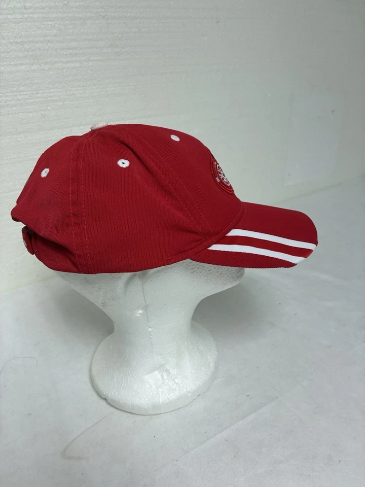 Detroit Red Wings Reebok Strapback Hat Red With Embroidered Logo - Image 3 of 4