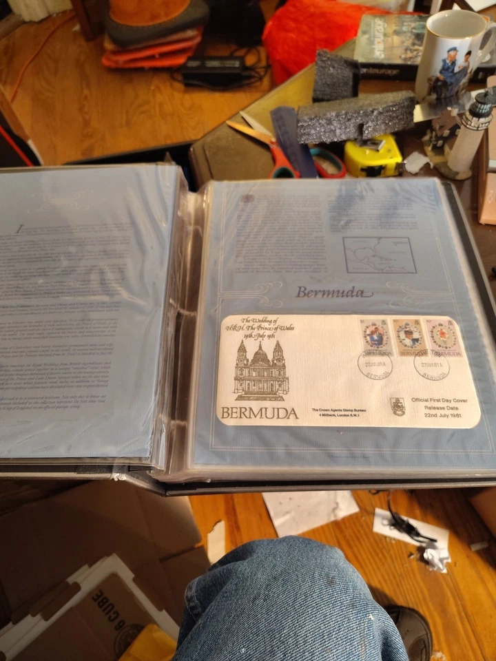 Fundas Primer Día The Royal Wedding Inglaterra Príncipe Carlos Dama Diana Spencer Foto 4 de 4