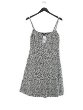 Uniqlo A-Line Midi Dress M in Black