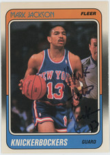 Mark Jackson 1988-89 Fleer Rookie Card #82 Signed Auto New York Knicks 30939. rookie card picture