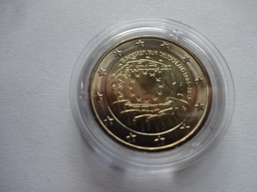 2 Euro Commemorative Coin 2015 "European Flags" Mint J
