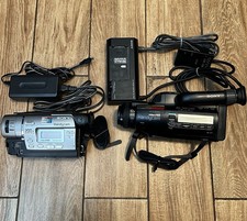 Sony Handycam CCD-TR517  CCD-FX710 8mm Camera Recorder Bundle - Parts Or Repair